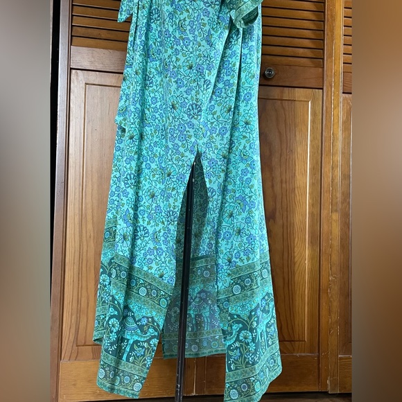 Spell | Sundown Maxi Robe Turquoise | M/L - Picture 8 of 16